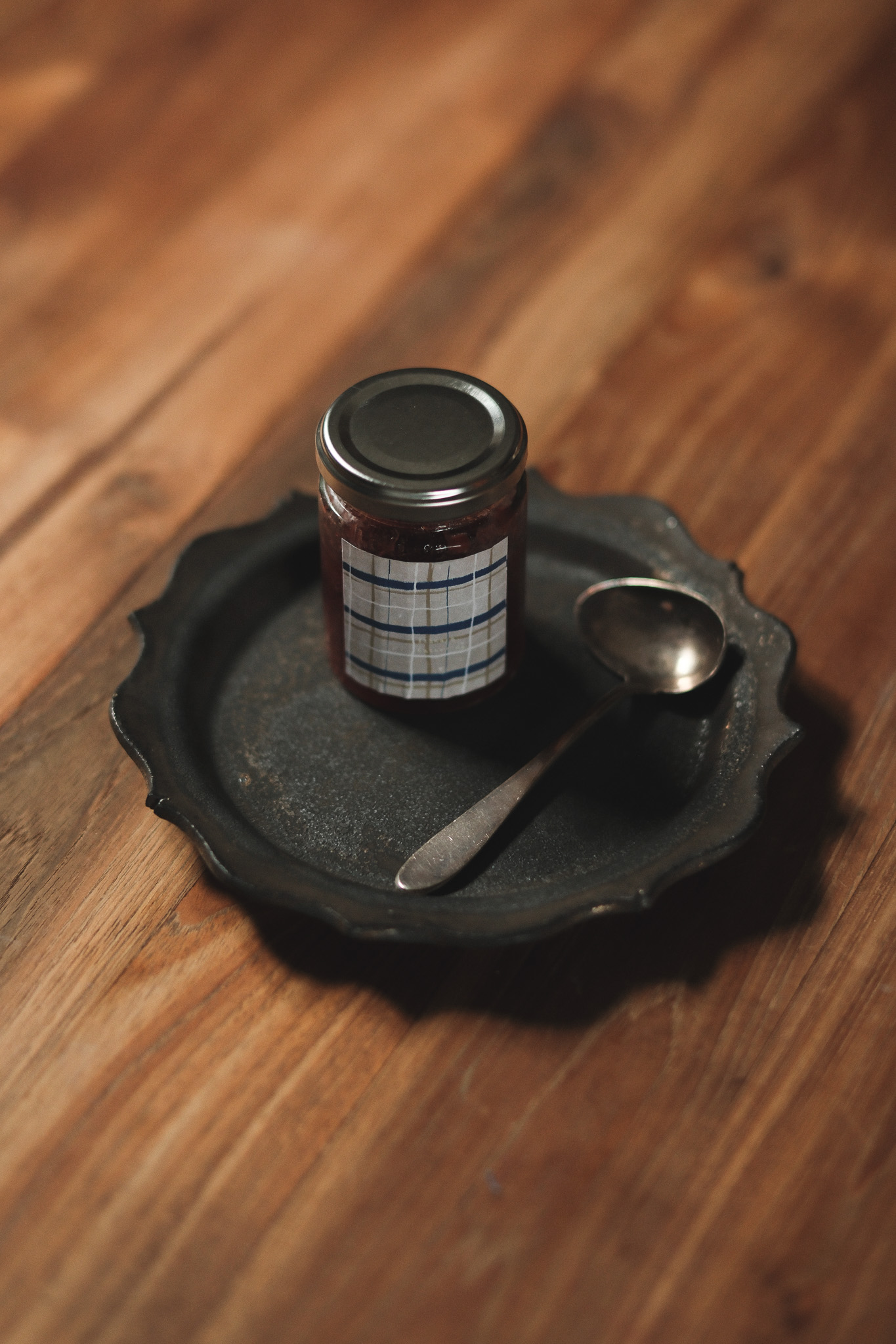 藤原純  八角尖口盤